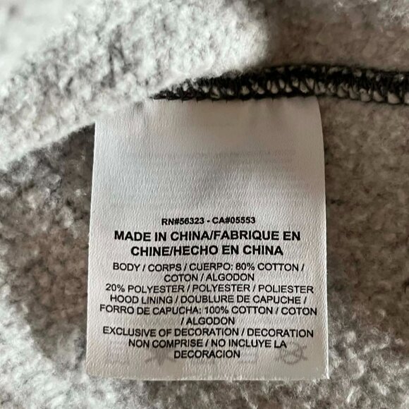 Nike Men's Sportswear Club Fleece Full Zip Hoodie in a dark gray - Picture 8 of 8